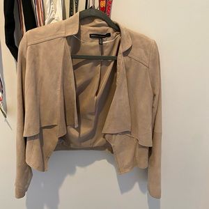 White House Black Market Suede coat like new